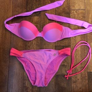 Pink Bikini w/ Adjustable Straps